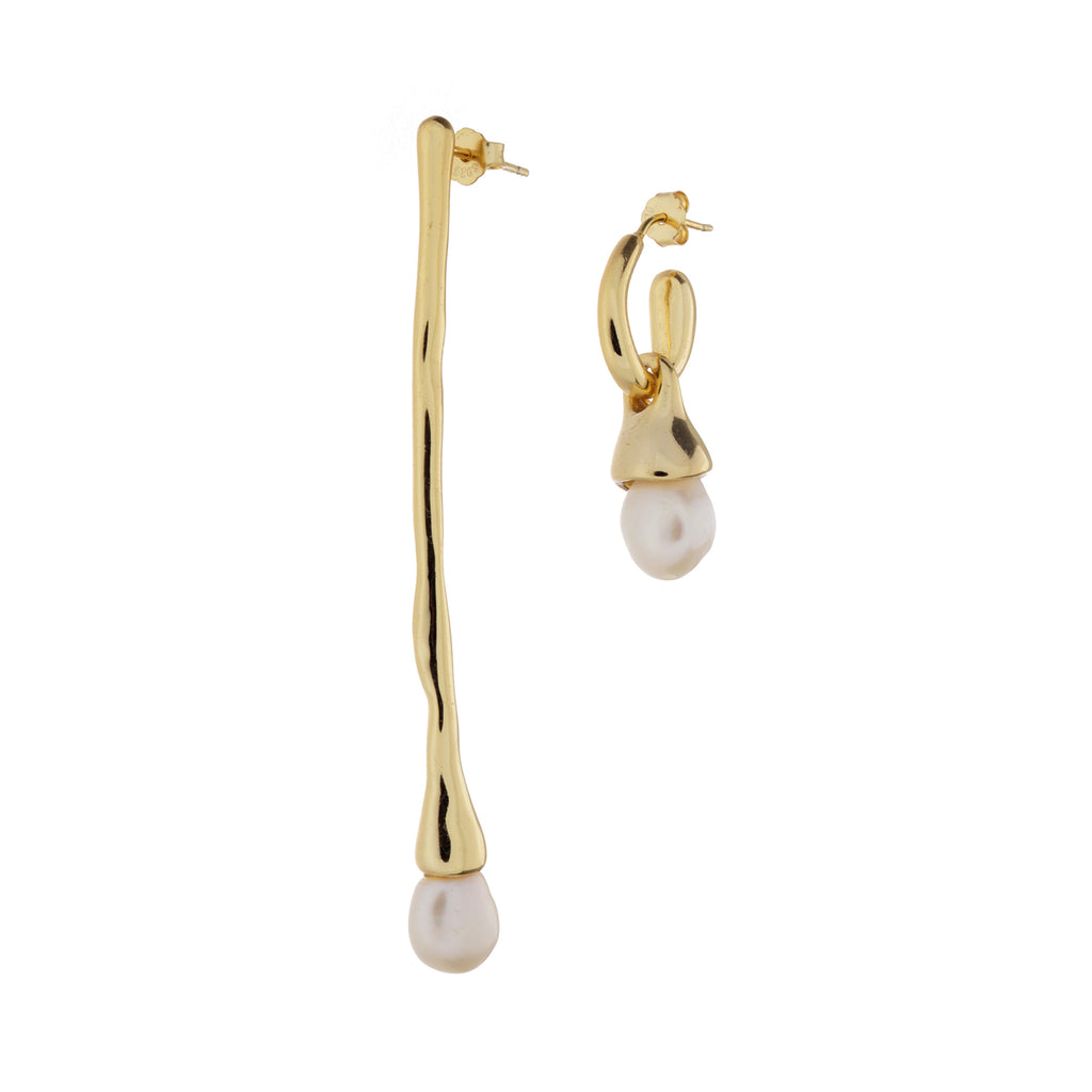 gold and pearl earrings 