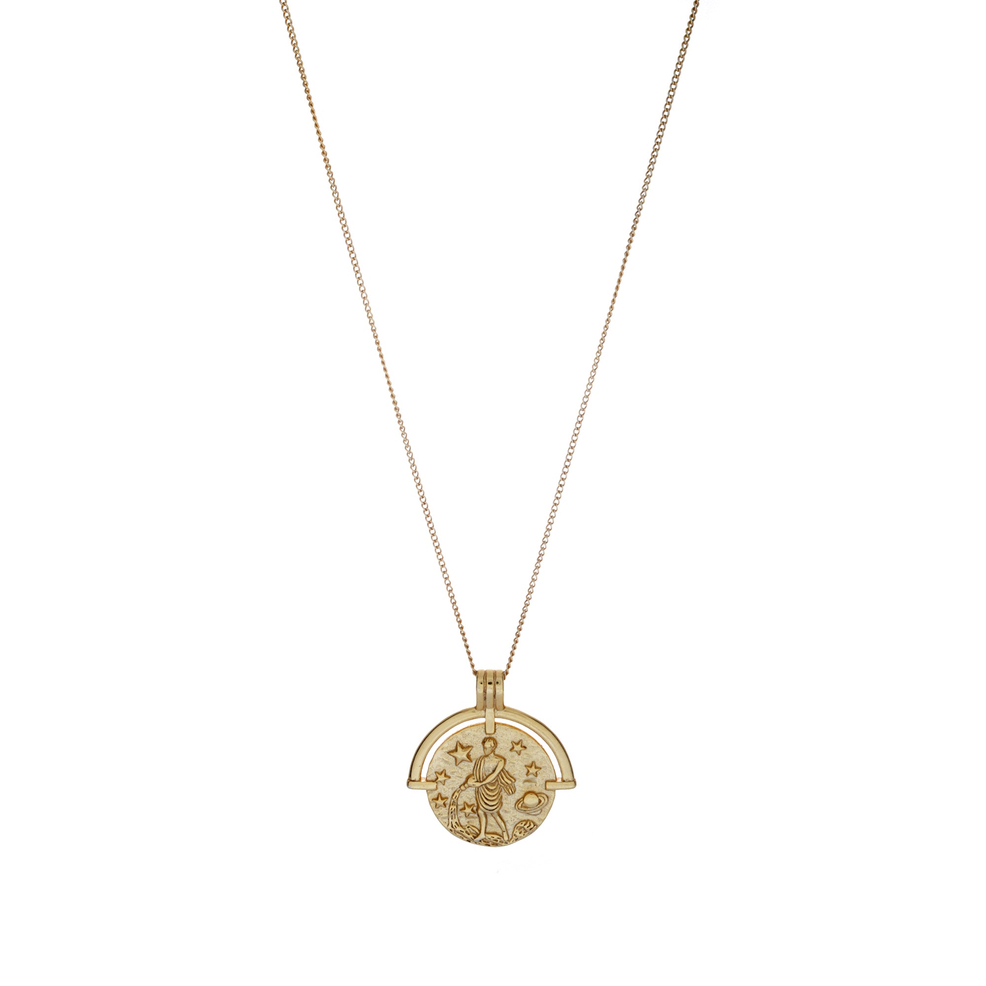 Zodiac horoscope necklace