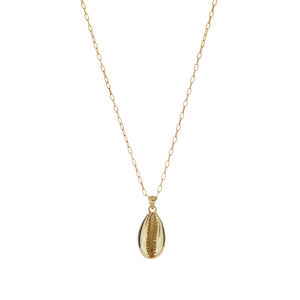 shell gold necklace 