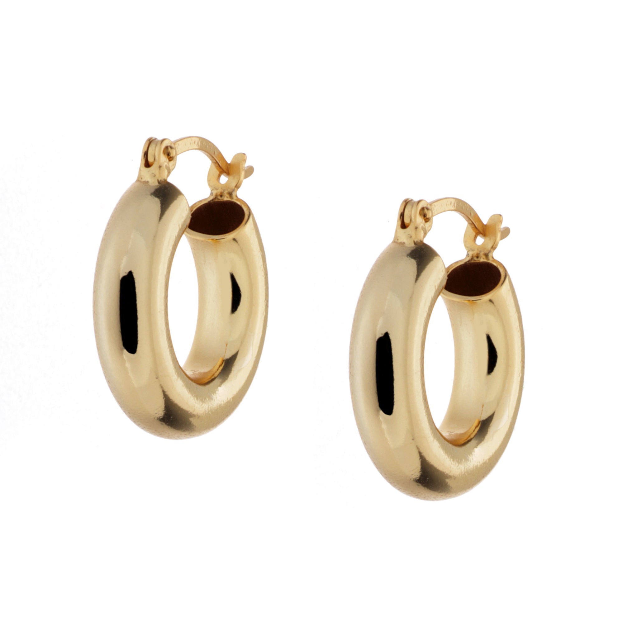 chunky gold hoops 