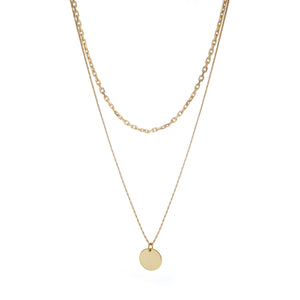 gold coin necklace 