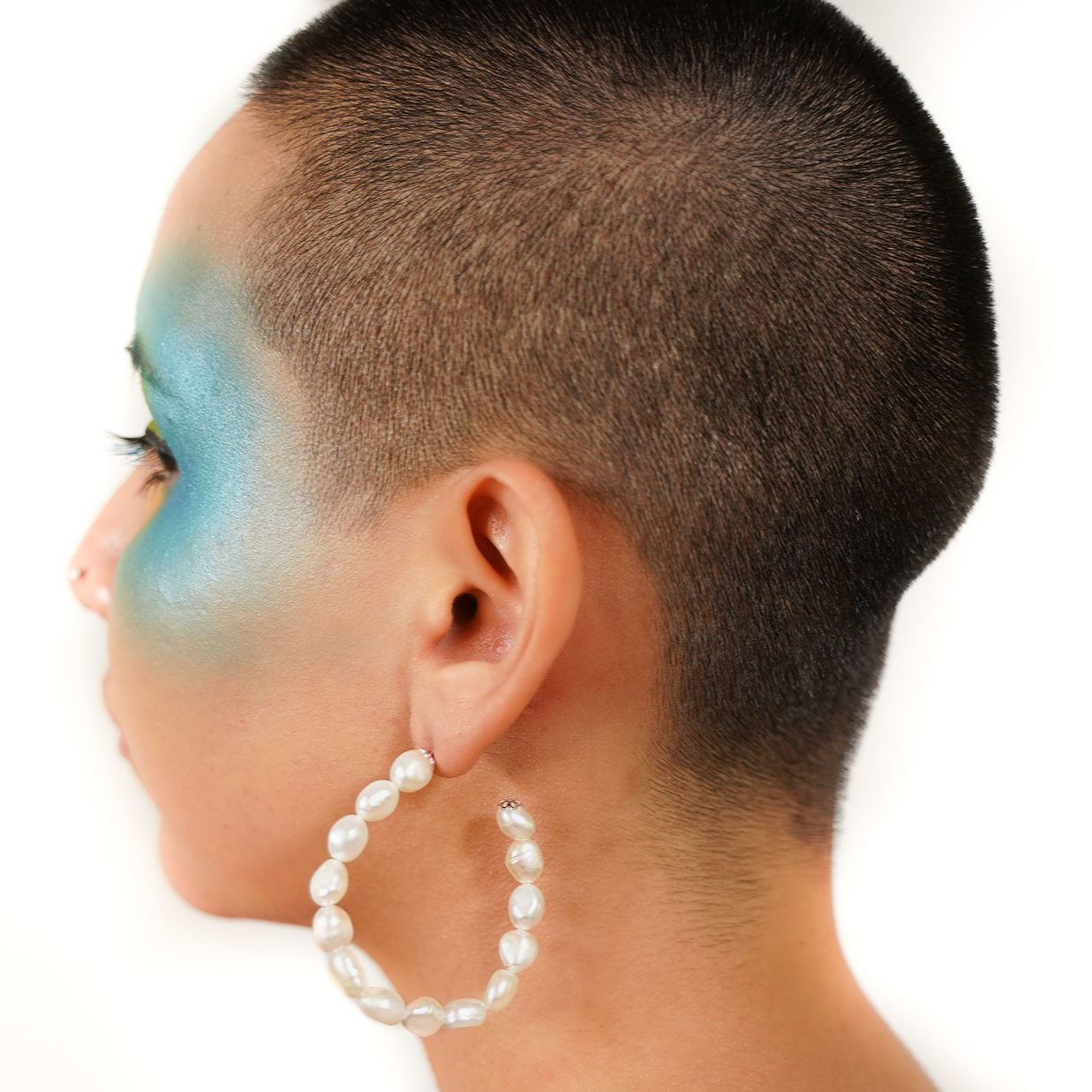 pearl hoop earrings 